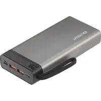 Voltcraft PB-20-PD3.0 Powerbank 20000 mAh Power Delivery 3.0 LiPo Grå-svart Statusindikering