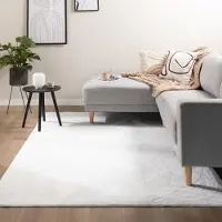 NATURL. Tvättbar matta | Cozy vit hos Volero | 230x320 cm | Polyester | Enfärgad | Rektangulär | Låg lugg