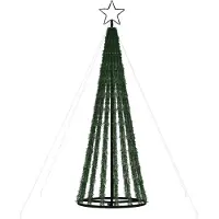 Julgranskon 275 LEDs färgglad 180 cm