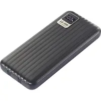 Voltcraft VC-WT-K512 Powerbank 10000 mAh Fast Charge LiPo Svart Statusindikering