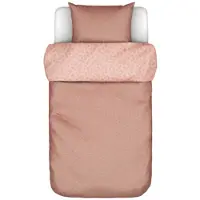 Marc o'polo sängkläder - 140x220 cm - Verin Coral pink - 2 i 1 bäddset - 100% sängkläder i bomullssatin -