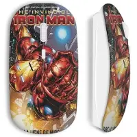 CAPACHEAP Souris Sans Fil Comics Iron Man