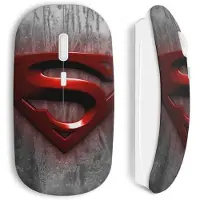 CAPACHEAP Souris Superman Logo Sans Fil