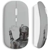 CAPACHEAP Souris Sans Fil Boba Fett Chasseur De Primes Star