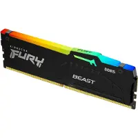 Kingston FURY Beast RGB - DDR5 - modul - 16 GB - DIMM 288-pin - 5600 MT/s / PC5-44800 - CL36 - 1.25 V - ej buffrad - on-die ECC - svart