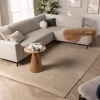 NATURL. Ullmatta | Bliss beige/brun hos Volero | 140x200 cm | Ull | Enfärgad | Rektangulär | Plattvävd