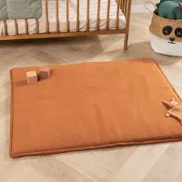 Little Olly Matta lekhage | Lulu terrakotta hos Volero | 75x95 cm | Bomull | Enfärgad | Rektangulär |