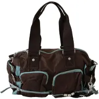 WAYFARER Kvinnors Bruna Handväska Duffel Resväska