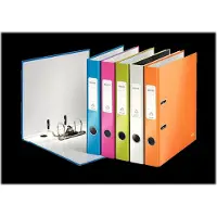 Leitz narrow / short - Spakbågesfil - för A4 (210 x 297 mm), C4 (229 x 324 mm) - grå (paket om 60)