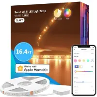 Meross Smart WiFI LED Strip med RGBWW MSL320 (5 meter) HomeKit