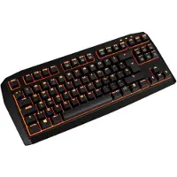 Krom Kratos TKL - Tangentbord - bakgrundsbelyst - USB - tangentbrytare: röd brytare