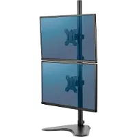 Fellowes Fristående Dubbel Vertikal Monitorarmstöd