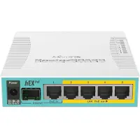 Mikrotik hEX PoE med 800 MHz CPU, RB960PGS
