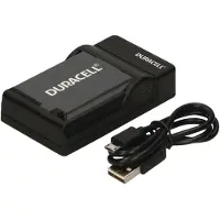 Duracell Laddare Med Usb-kabel För Drc13l/canon Nb- 13l