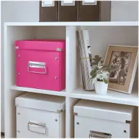Leitz Click & Store Cube Medium - Förvaringsbox - rosa