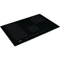 Whirlpool WF S0377 NE/IXL - Induktionshäll - 4 kokplattor - Fördjupning - bredd: 75 cm - djup: 48 cm - svart
