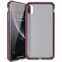 Itskins Supreme // Frost - Baksidesskydd för mobiltelefon - Impacthane - rök, fuchsia - 6.1 - för Apple iPhone XR