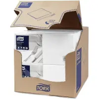 Tork Frokostserviet 2-lags hvid 33 cm - (10 pakker x 200 stk.)