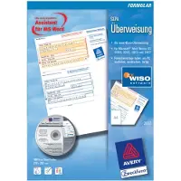 Avery-Zweckform Överföring, formulär SEPA-Überweisung DIN A4 Antal ark: 100 2817