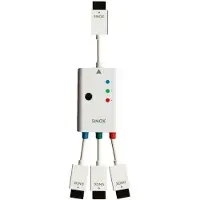 Sinox beslag Sinox i-Media SXV1952 - Video-/ljudomkopplare - 3 x HDMI - skrivbordsmodell
