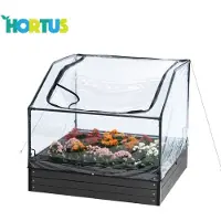 NSH Nordic HORTUS Bäddväxthus Låg 109x109x40/70 cm (211-101)