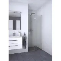 Dansani Match B Foldedør 200*97-99 cm, klart glas