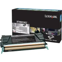 Lexmark toner X746H1KG original svart 12,000 sidor