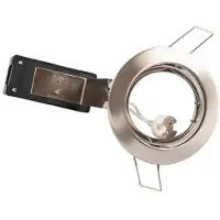 SOLAR PLUS Zamax downlight 35W 12VDC, Ø74 mm, borstad aluminium, sockel G5,3, vridbar