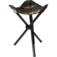 Stealth Gear - klappbarer Stuhl 3 Beine Fällstol Svart, Silver SGCS3L