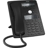 Snom D745 - VoIP-telefon - 3-riktad samtalsförmåg - SIP - 12 linjer - svart