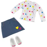 Bfriends Pop heart T-shirt och kjol