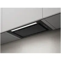Elica Lane BL MAT/A/52 - Kåpa - huv - Fördjupning - bredd: 49.4 cm - djup: 26.2 cm - utsug och återcirkulering (-) - black soft-touch effect