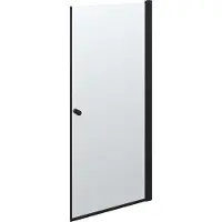Dansani Duschdörr H: 200*87-89 cm svart/klart
