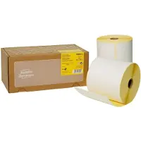 Avery TD8060-25, Vit, Självhäftande skrivaretikett, papper, Termal transfer, Permanent, Rundad rektangel