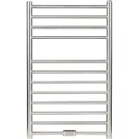 Thermrad handdukstork i rostfritt stål RVS LINA 1200x500 polerad rostfritt stål, 75/65/20 - 266W