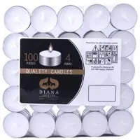 Multi Candle White Brinntid 4 timmar (10 ps x 100 st/förpackning)