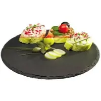 Multi Serveringsfat Ø22 cm natur skiffer, 12 st/förp.