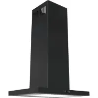 Silverline Beta Ada SL 4117-60 SR - Kåpa - fritt hängande - bredd: 59.6 cm - djup: 46 cm - utsug och återcirkulering (-) - med intern/valfri extern motor - svart