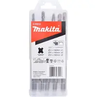 Makita - Borrsats - för murverk - 5 delar - 5 mm, 6 mm, 8 mm - SDS-plus - längd: 160 mm