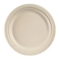 Multi Tallrik rund 22 cm Bagasse FF naturbrun, 9 st x 50 st/fp