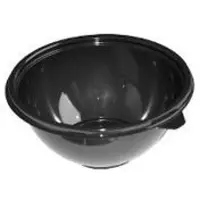 Abena Bowle skål 1000 ml Ø180x70 mm Rund PET Sort,360 stk/krt