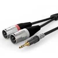 Sommer cable HBA-3SM2-0150 Audio Adapterkabel [1x XLR-kontakt 3-polig - 1x Teleplugg 3.5 mm] 1.50 m Svart