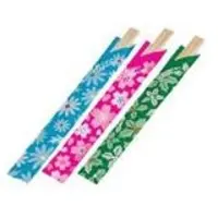 Multi Spettpinnar 2-pack 202 mm trä Mixed flowers-förpackning, 24 pk x 100 par/krt