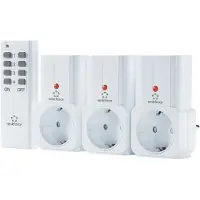 Renkforce Set med vägguttag 4 delar Inomhus 3680 W