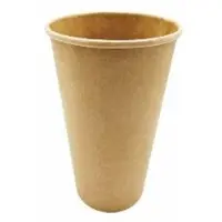Multi Engångsmugg kaffe Pap Ø90x137mm 40cl 16oz single wall brun, 50 st