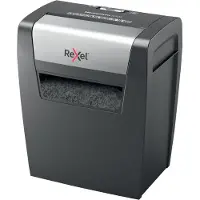 Rexel Momentum X308 Dokumentförstörare 8 ark Partikelsnitt 5 x 42 mm P-3 15 l Strimlar också Häftklamrar, Gem