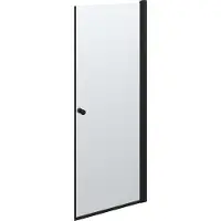 Dansani A81-03 duschdörr 200 x 77–79 cm svart/klart glas
