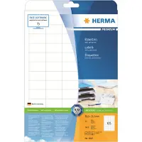 Herma Etiketter självhäftande | 38,1 x 21,2mm | Premium 5027 | 1.625st
