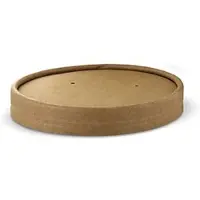 Papstar 87267, Livsmedelslock, Brun, Kartong, Rund, Monokromatiskt, 90 ° C