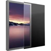 Multibrackets M Pro Series - Monteringskomponent (säkerhetsark) - för hölje - plast, polykarbonat, plexiglas - transparent - skärmstorlek: 24